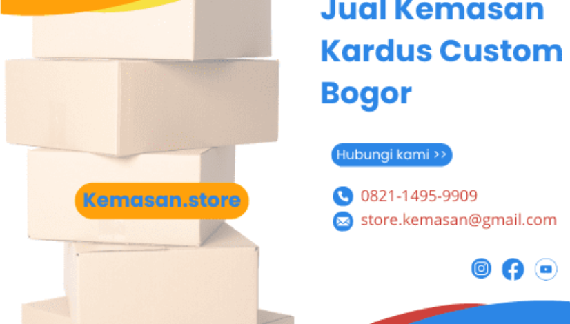 Jual Kemasan Kardus Custom Bogor
