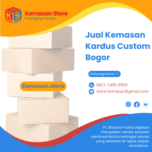 Jual Kemasan Kardus Custom Bogor