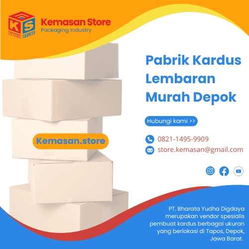 Pabrik Kardus Lembaran Murah Depok