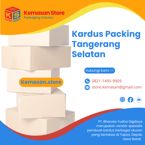 kardus packing Tangerang Selatan