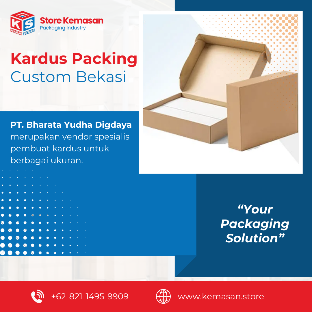 Kardus packing custom Bekasi