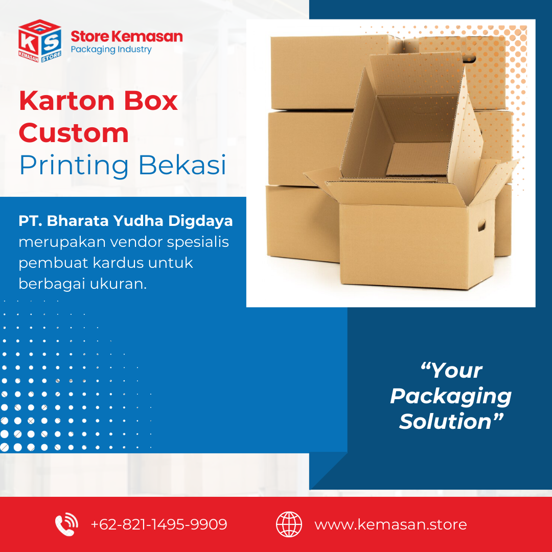 Karton box custom printing Bekasi