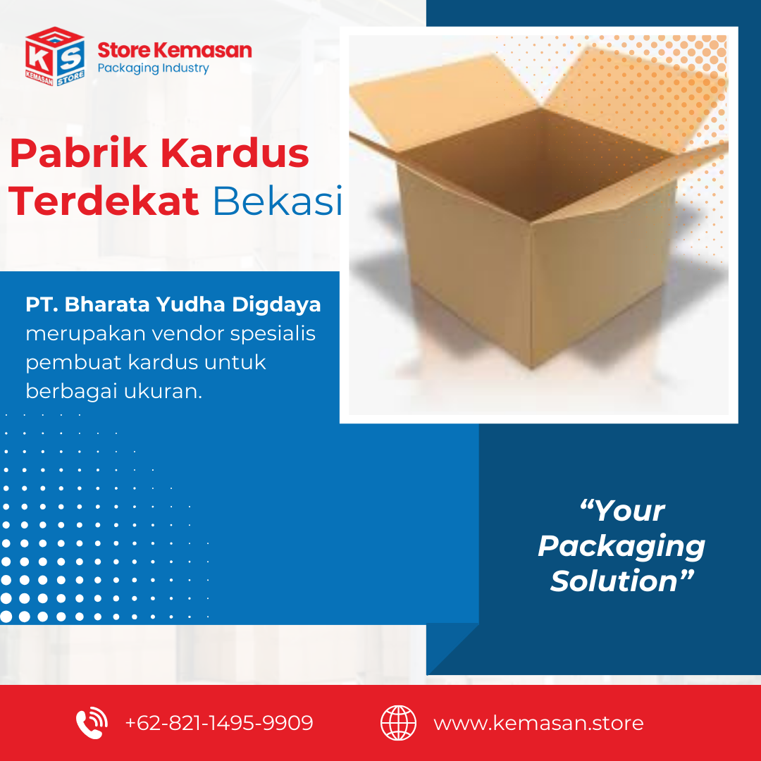 Pabrik Kardus Terdekat Bekasi