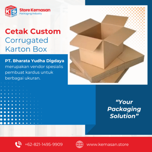 Cetak Custom Corrugated Karton Box